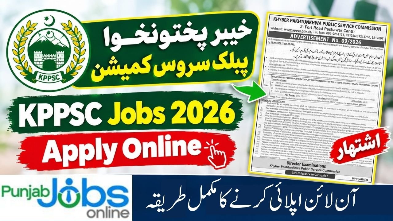 Khyber Pakhtunkhwa Public Service Commission KPPSC Jobs 2026